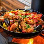 o que servir com paella